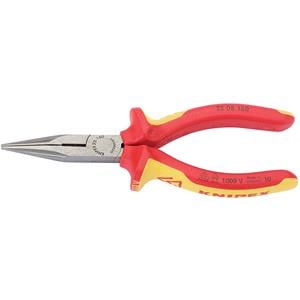 VDE Pliers, Knipex 31944 VDE Fully Insulated Long Nose Pliers (160mm), Knipex