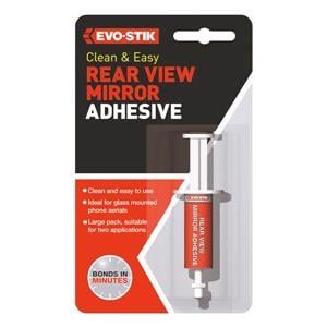 Glues and Adhesives, Evo Stik Rear View Mirror Adhesive   2ml Syringe, EVO STIK