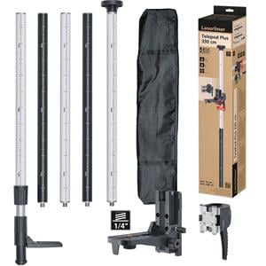 Laser Levels, Draper 32179 Laserliner TelePod Plus Telescopic Tripod, 330cm, Draper