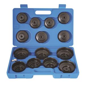 Filter and Plug Wrenches, LASER 3222 Oil Filter Wrench Set   Cup Type   14 Piece, LASER
