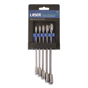 Spanners and Adjustable Wrenches, LASER 3229 Ratchet Spanner Set   Ring   5 Piece, LASER