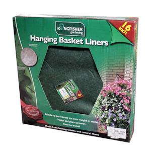 Flower Pots and Hanging Baskets, HANGING BASKET LINERS 16", 