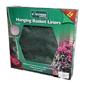 Flower Pots and Hanging Baskets, HANGING BASKET LINERS 14", 