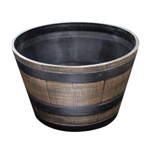 Flower Pots and Hanging Baskets, SMALL BARRELL PLANTER PPOT06, 