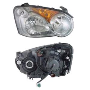 Lights, Right Headlamp (Halogen, Takes H1 / HB3 Bulbs, With Load Level Adjustment) for Subaru IMPREZA Estate 2003 2006, 
