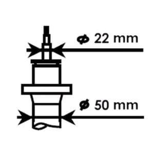 Shock Absorbers, KYB Front Left/Right Shock Absorber (Single Unit)   334834, KYB
