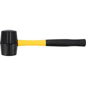Mallets, RUBBER MALLET FIBREGLASS HANDLE 700G, VOREL