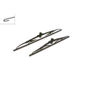 Wiper Blades, BOSCH 704 Superplus Wiper Blade Front Set (700 / 650mm   Hook Type Arm Connection) for Volkswagen SHARAN, 1995 2010, Bosch