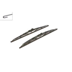 Wiper Blades, BOSCH SP18/18S Superplus Wiper Blade Front Set (450 / 450mm   Hook Type Arm Connection) with Spoiler for Honda ACCORD Mk III Estate, 1985 1989, Bosch