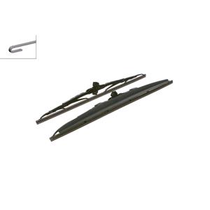Wiper Blades, BOSCH SP20/18S Superplus Wiper Blade Front Set (500 / 450mm   Hook Type Arm Connection) with Spoiler for Honda ACCORD Mk IV Estate, 1991 1993, Bosch
