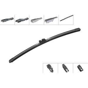 Wiper Blades, Bosch APX17R AeroTwin Plus Flat Wiper Blade (425mm) for Renault DUSTER 2016 to 2018, Bosch
