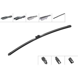Wiper Blades, Bosch APX22R AeroTwin Plus Flat Wiper Blade (550mm) for Renault DOKKER 2015 to 2021, Bosch