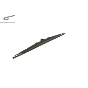 Wiper Blades, BOSCH SP24S Superplus Wiper Blade (600mm   Hook Type Arm Connection) with Spoiler for Ssangyong RODIUS, 2005 2013, Bosch