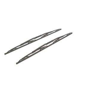 Wiper Blades, BOSCH 808A Superplus Wiper Blade Front Set (650 / 650mm   Hook Type Arm Connection) for Landrover RANGE ROVER MK III, 2002 2012, Bosch
