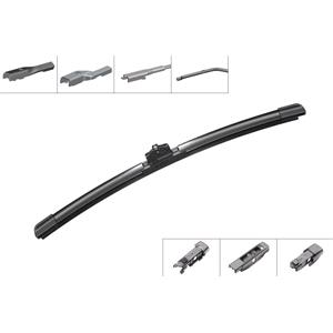 Wiper Blades, BOSCH AP13U Aerotwin Plus Flat Wiper Blade (340mm   Fits Multiple Wiper Arms) for Hyundai ix20, 2010 Onwards, Bosch