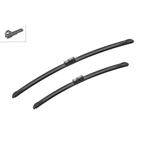 Wiper Blades, BOSCH A085S Aerotwin Flat Wiper Blade Front Set (575 / 450mm   Side Pin Arm Connection) for Alfa Romeo 159, 2005 2011, Bosch