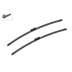 Wiper Blades, BOSCH A348S Aerotwin Flat Wiper Blade Front Set (700 / 700mm   Side Pin Arm Connection) for Citroen C6, 2005 2012, Bosch