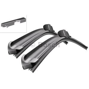 Wiper Blades, BOSCH A958S Aerotwin Flat Wiper Blade Front Set (650 / 650mm   Claw Type Arm Connection) for Seat ALTEA, 2004 2015, Bosch