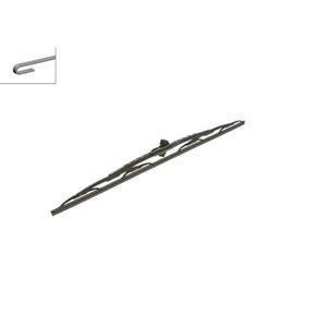 Wiper Blades, BOSCH SP24KS Superplus Wiper Blade (600mm   Hook Type Arm Connection with Integrated Sprayers) with Spoiler for Vauxhall MOVANO Combi, 1998 2010, Bosch