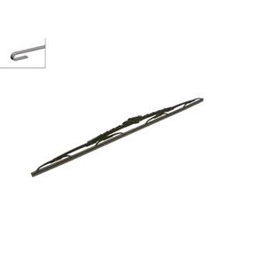 Wiper Blades, BOSCH 651U Superplus Wiper Blade (650mm   Hook Type Arm Connection) for Citroen C1, 2005 2014, Bosch