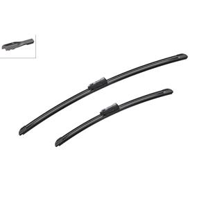 Wiper Blades, BOSCH A983S Aerotwin Flat Wiper Blade Front Set (575 / 400mm   Top Lock Arm Connection), Bosch