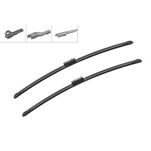 Wiper Blades, BOSCH AM469S Aerotwin Flat Wiper Blade Set with Spoiler (700 / 700 mm) for Peugeot 407, 2004 2010, Bosch
