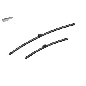 Wiper Blades, BOSCH A180S Aerotwin Flat Wiper Blade Set (700 / 450 mm) for Mercedes V CLASS, 2014 Onwards, Bosch