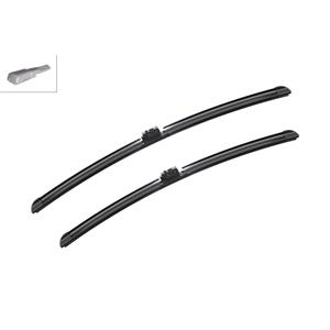 Wiper Blades, BOSCH A243S Aerotwin Flat Wiper Blade Front Set (600 / 550mm   Specific Mercedes Connection) for Mercedes E CLASS T Model, 2016 Onwards, Bosch