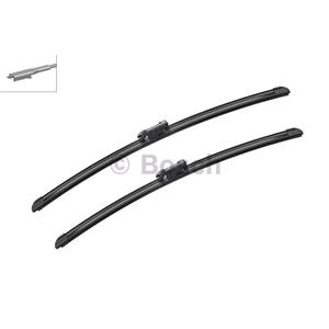 Wiper Blades, BOSCH A531S Aerotwin Flat Wiper Blade Set (550 / 530 mm) for Mercedes C CLASS, 2013 Onwards, Bosch