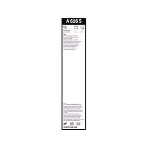Wiper Blades, BOSCH A616S Aerotwin Flat Wiper Blade Front Set (650 / 600mm   Exact Fit Arm Connection) for Mercedes Sprinter 4 t Box 2018 Onwards, Bosch