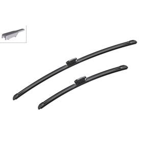 Wiper Blades, BOSCH A995S Aerotwin Flat Wiper Blade Front Set (700 / 300mm   Specific Type Arm Connection) for Dacia JOGGER 2022 Onwards, Bosch