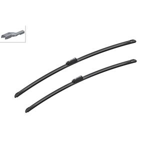 Wiper Blades, Bosch A996S AeroTwin Flat Wiper Blades Set (700/650mm) for Volkswagen CRAFTER Box 2017 Onwards, Bosch