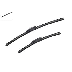 Wiper Blades, Bosch A971S AeroTwin Flat Wiper Blades Set (550/400mm) for Citroen C3 AIRCROSS II 2023 Onwards, Bosch