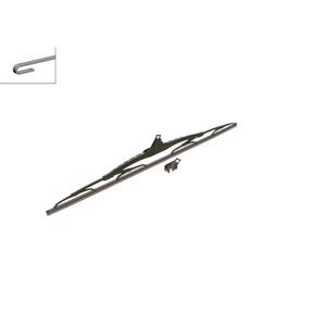 Wiper Blades, BOSCH N60C ECO (600mm   Hook Type Arm Connection), Bosch