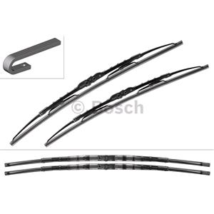 Wiper Blades, Bosch 408 Superplus Wiper Blade Front Set (530 / 530mm   Hook Type Arm Connection) for BEETLE Convertible 2002 2010, Bosch