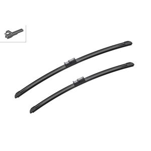 Wiper Blades, BOSCH A928S Aerotwin Flat Wiper Blade Front Set (530 / 475mm   Side Pin Arm Connection) for Volkswagen POLO, 2001 2005, Bosch