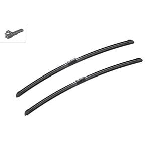 Wiper Blades, BOSCH A947S Aerotwin Flat Wiper Blade Front Set (680 / 680mm   Side Pin Arm Connection) for Mercedes S CLASS, 1998 2005, Bosch