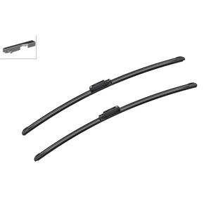 Wiper Blades, BOSCH A958S Aerotwin Flat Wiper Blade Front Set (650 / 650mm   Claw Type Arm Connection) for Seat ALTEA, 2004 2015, Bosch