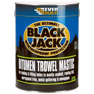 Trowels, Floats and Hawks, TROWEL MASTIC 5LTR BLACK JACK, 
