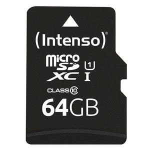SD Cards, Intenso 64GB Class 10 SD Card   4K UHD SD Card and Adapter, Intenso