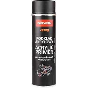 Paints, Novol Acrylic Primer Spray, Black, 500ml , Novol