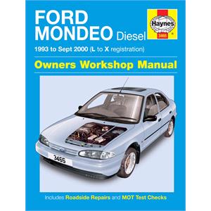 Haynes DIY Workshop Manuals, FORD MONDEO DIESEL 93   SEPT 00, Haynes