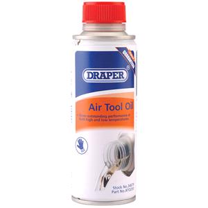 Air Tool and Compressor Oil, Draper 34679 250ml Air Tool Oil, Draper