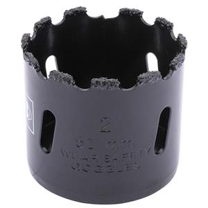 Tungsten Carbide Grit Hole Saws, Draper Expert 34943 51mm Tungsten Carbide Grit Hole Saw, Draper