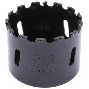 Tungsten Carbide Grit Hole Saws, Draper Expert 34950 60mm Tungsten Carbide Grit Hole Saw, Draper