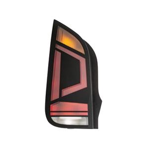 Lights, Left Rear Lamp (Black Bezel, Supplied Without Bulbholder, Original Equipment) for Volkswagen UP 2016 Onwards, 