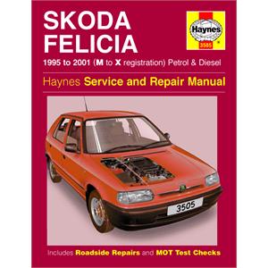 Haynes DIY Workshop Manuals, SKODA FELICIA PETROL&DIESEL 95 01, Haynes