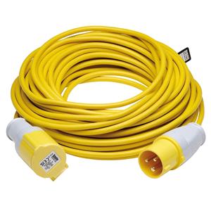 Extension Leads, Draper 35070 Defender 110V Extension Lead, Yellow, 1.5mm², 16A, 25m, Draper