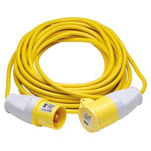 Extension Leads, Draper 35073 Defender 110V Extension Lead, Yellow, 1.5mm², 16A, 10m, Draper