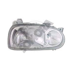 Lights, Right Headlamp (Twin Reflector,  Original Equipment) for Volkswagen GOLF Mk III Convertible 1992 1997, 